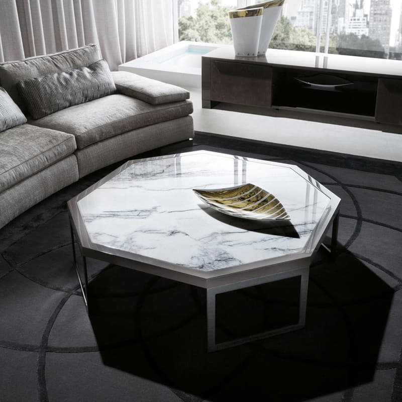 Vision Octagonal Coffee Table by Giorgio Collection