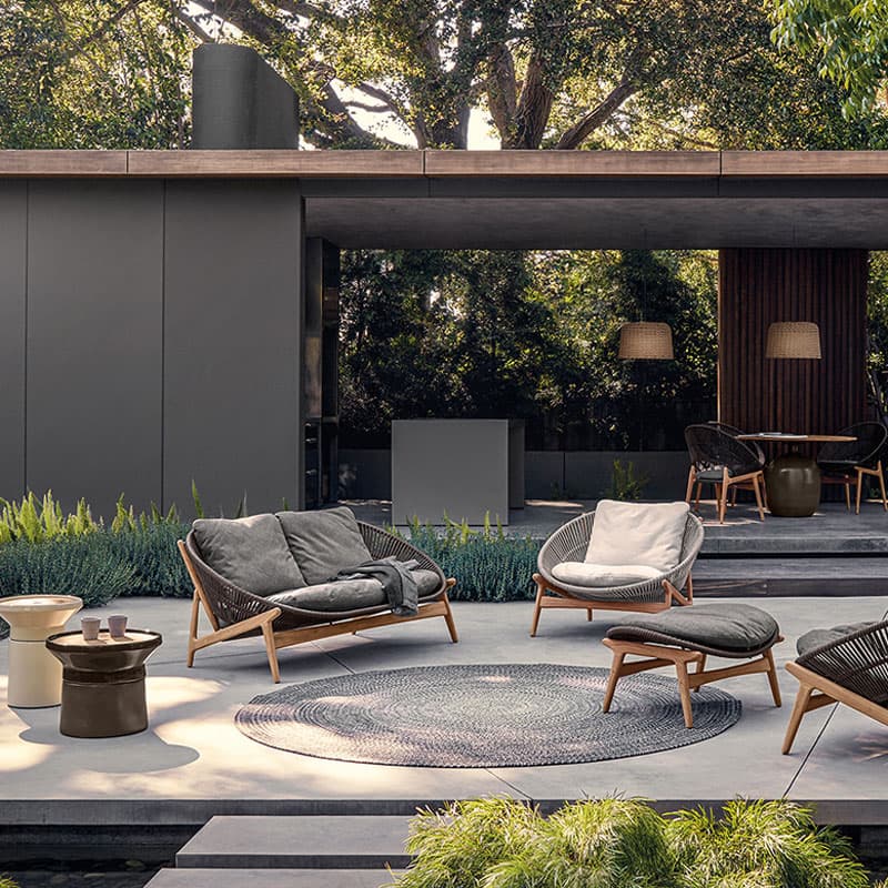 Bora Outdoor Sofa by Gloster