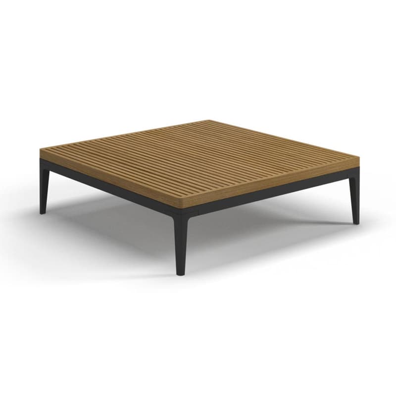 Grid Square Outdoor Coffee Table by Gloster