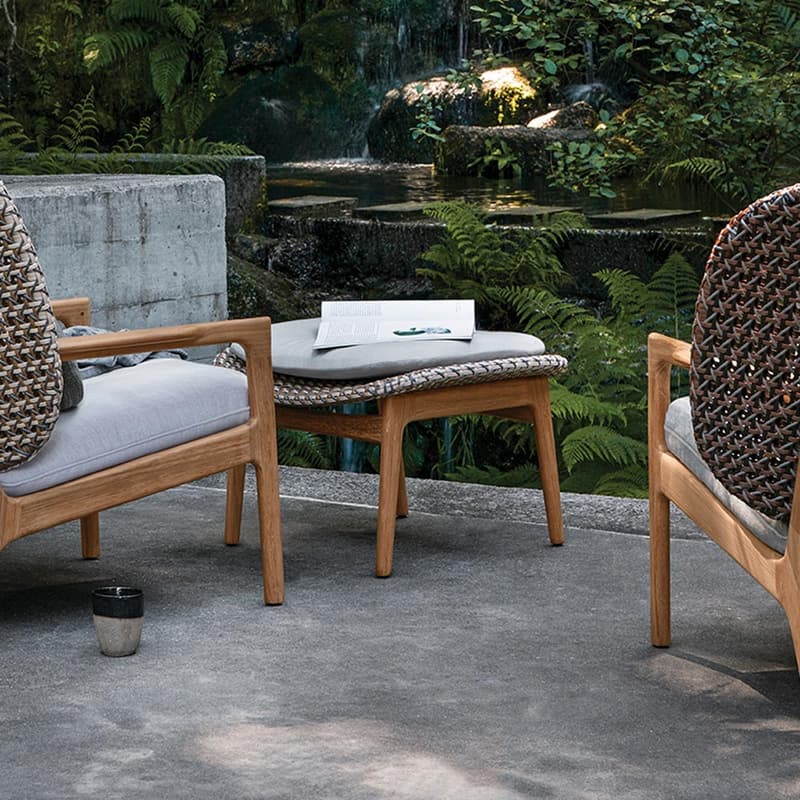 Kay Outdoor Footstool by Gloster