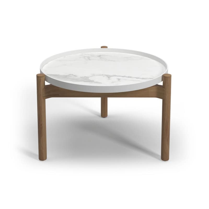 Sepal Outdoor Side Table by Gloster