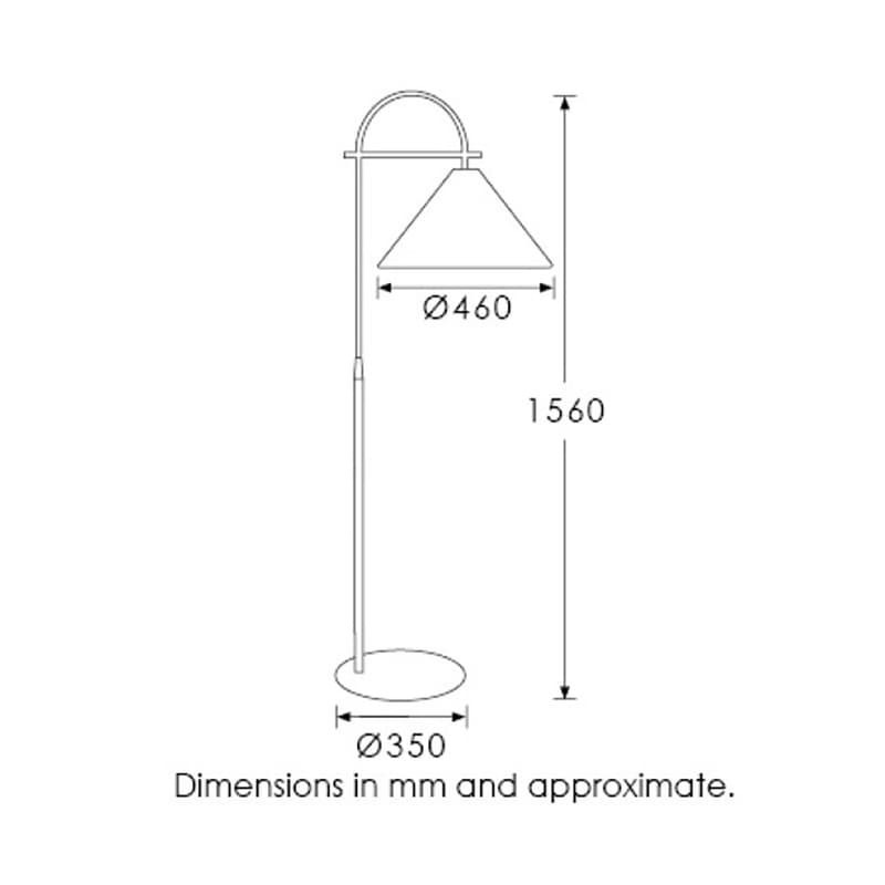 Arlo Floor Lamp Heathfield FCI London
