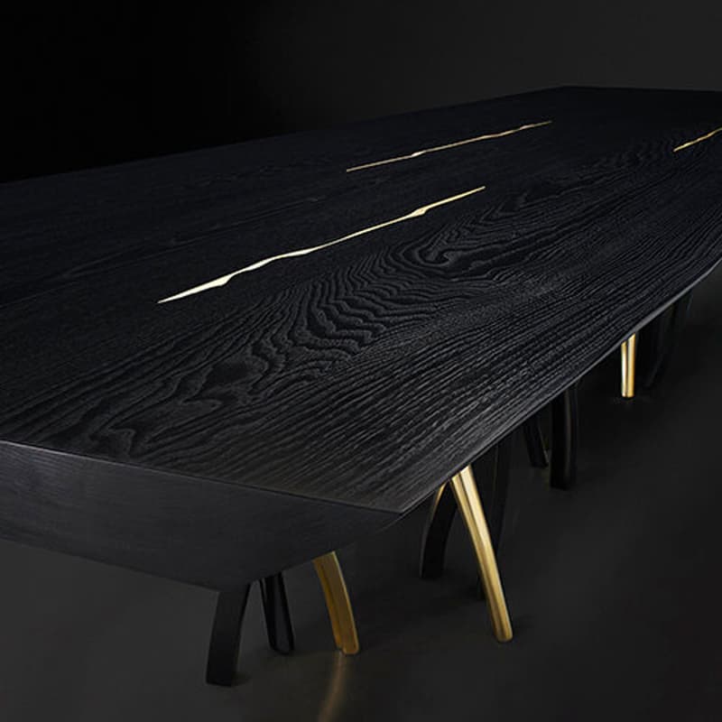 Il Pezzo 8 Solid Ash Boards Dining Table by Il Pezzo Mancante