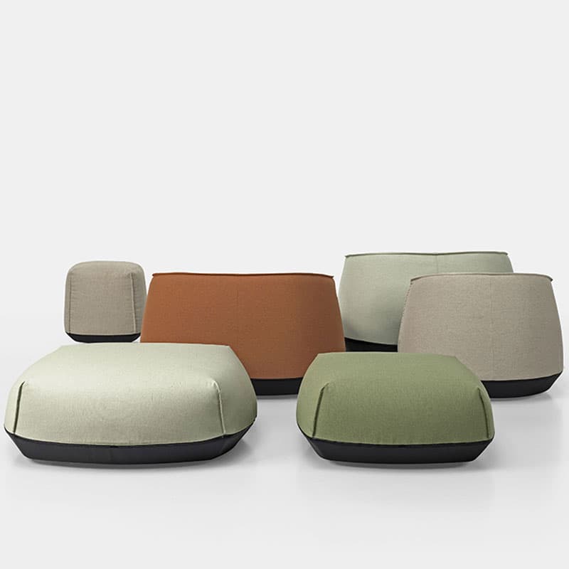 Brioni Outdoor Footstool by Kristalia