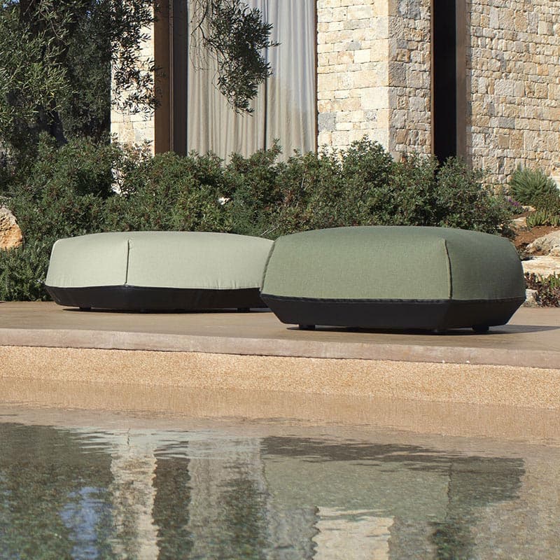 Brioni Outdoor Footstool by Kristalia