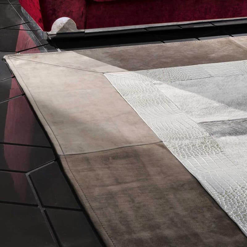 Leather Carpets Rug by Longhi