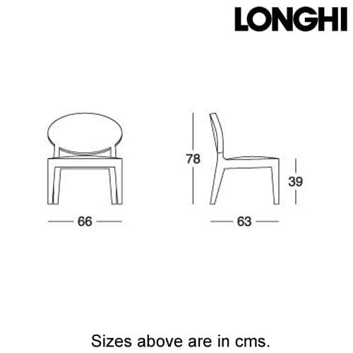 Midori Lounge Chair  by Longhi