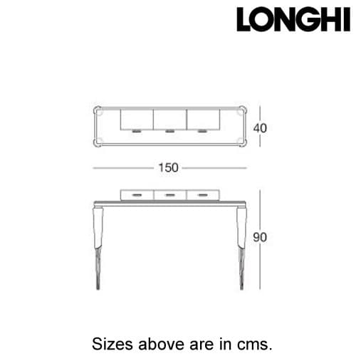 Odette Console Table by Longhi