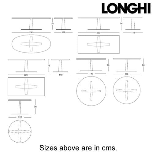 Rim Dining Table by Longhi