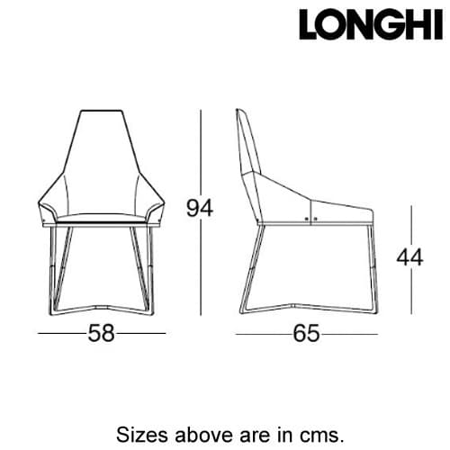 Miu Dining Chair by Longhi