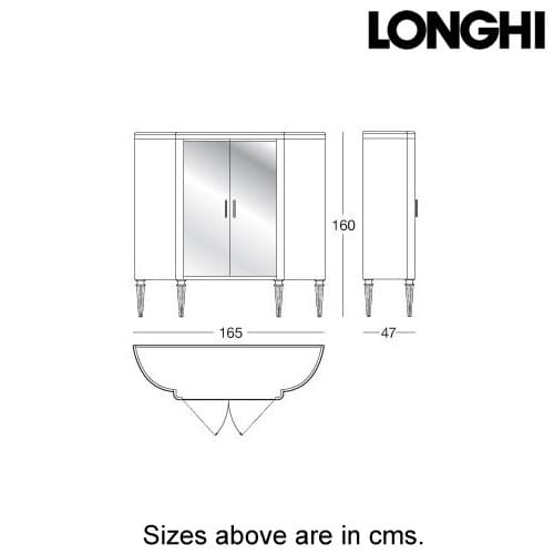 Kate Display Cabinet by Longhi