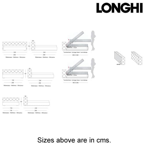 Must Double Bed by Longhi