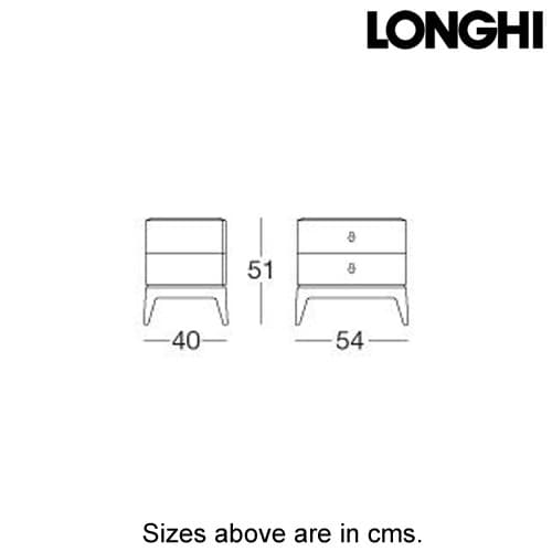 Sir Bedside Table by Longhi