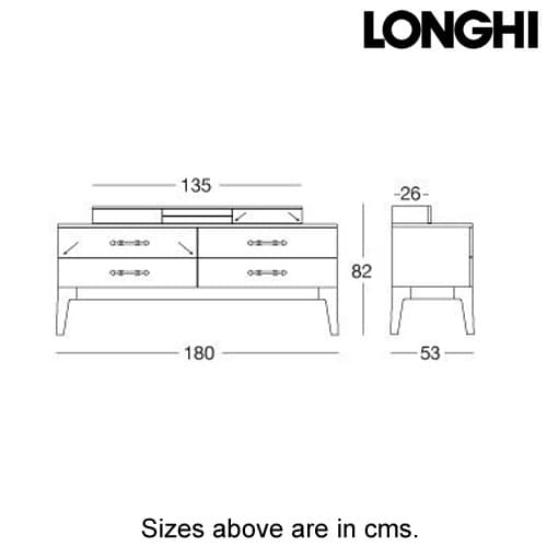 Monsieur Chest Of Drawers  by Longhi