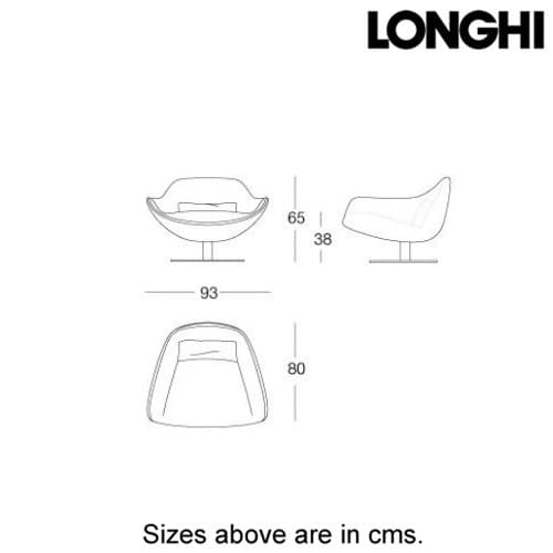 Meredith Lounger by Longhi