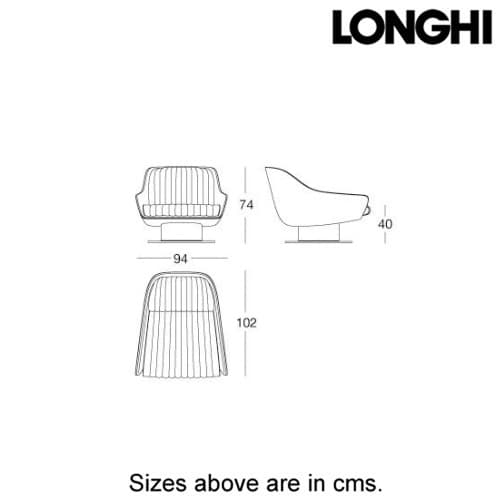 Sol Lounger by Longhi
