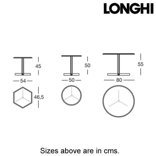 Math Side Table by Longhi
