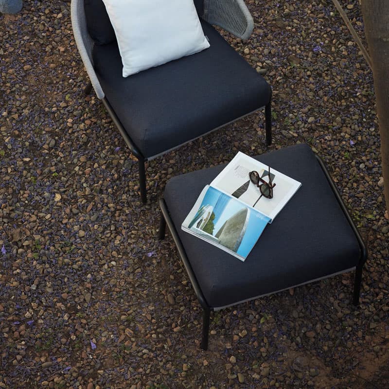 Radoc Outdoor Footstool by Manutti