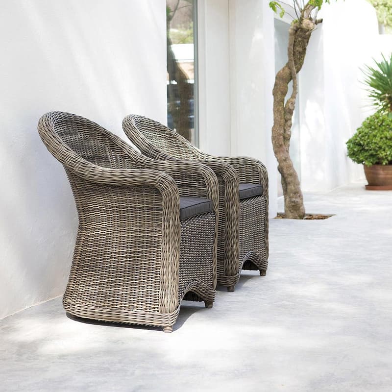 River Outdoor Armchair by Manutti