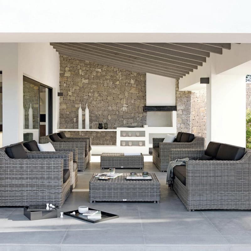 San Diego Outdoor Footstool by Manutti