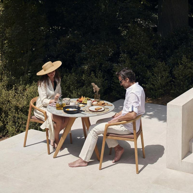 Solid Outdoor Armchair by Manutti