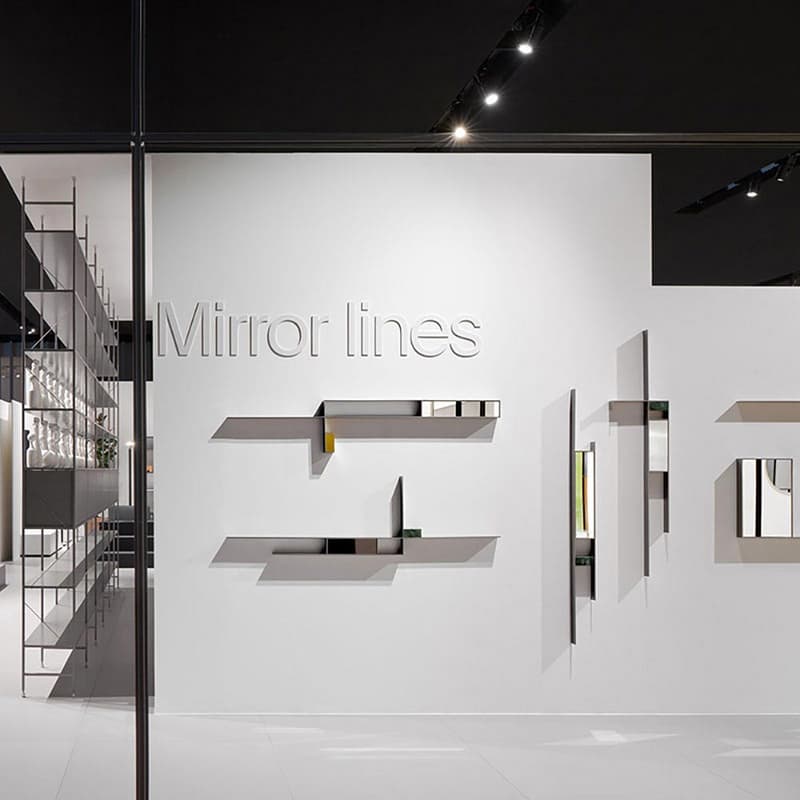 Lines Mirror by Mdf Italia