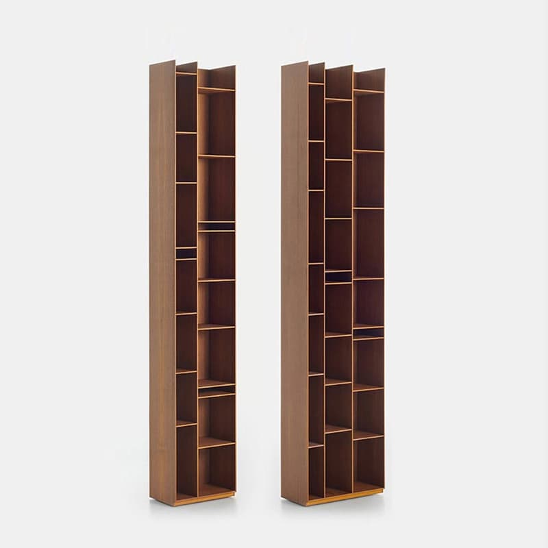 Random Wood Bookcase by Mdf Italia