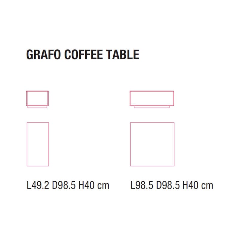 Grafo Coffee Table by Mdf Italia