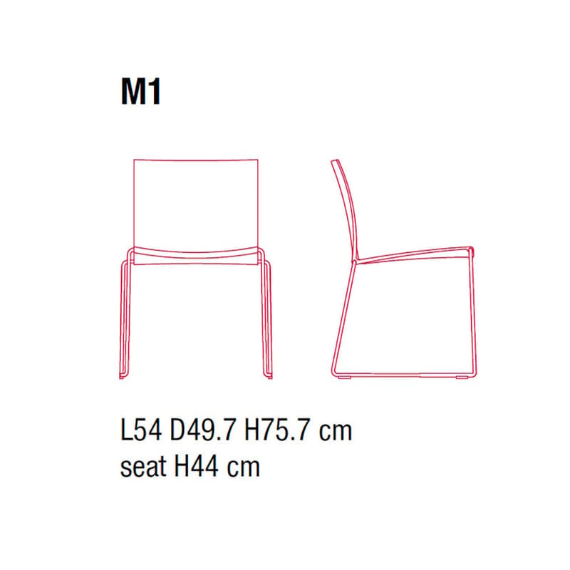 M1 Dining Chair by Mdf Italia