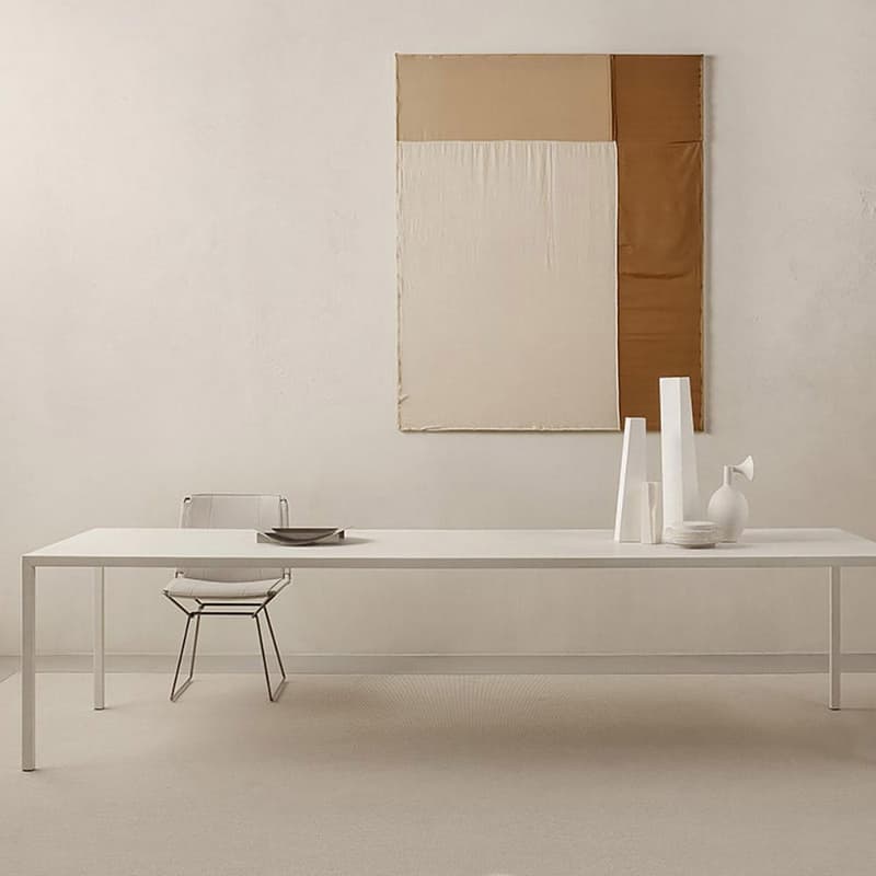 Tense Stone And Marble Dining Table by Mdf Italia