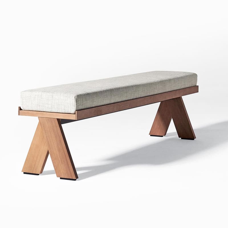 Joi Open Air Outdoor Bench by Meridiani