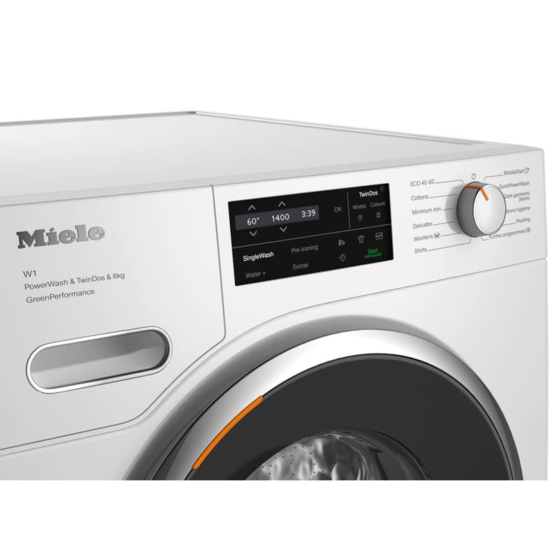 Wwh860 Wcs Pwash And Tdos And 8Kg Front Loader Washing Machine Miele
