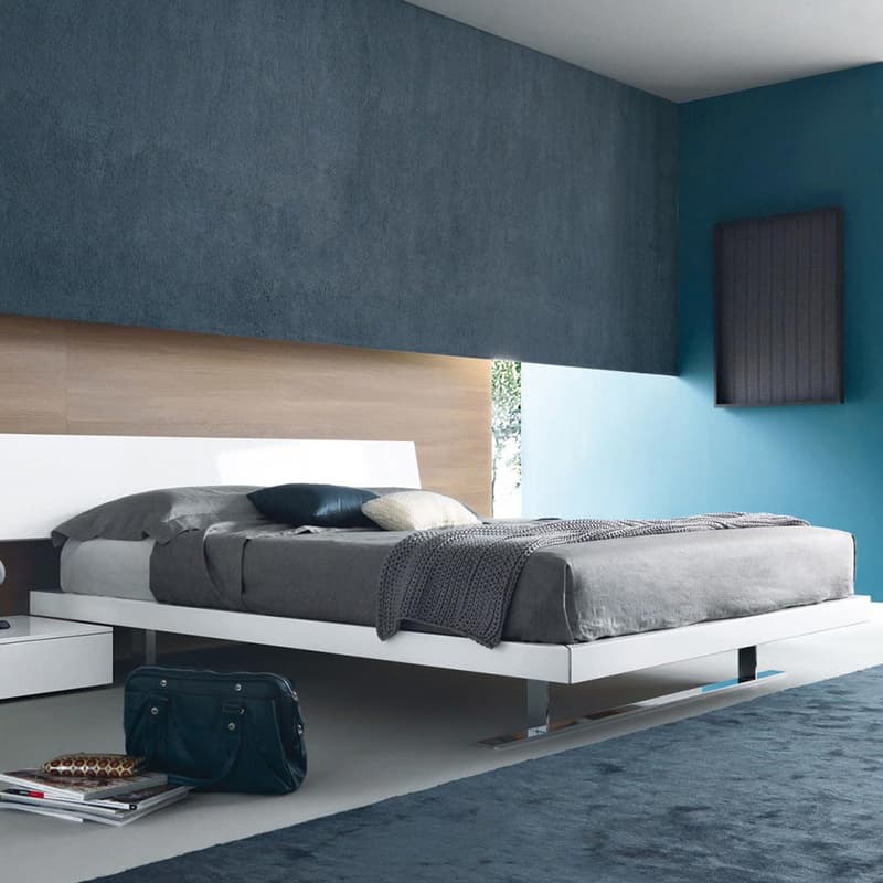 Slim Double Bed by Misura Emme