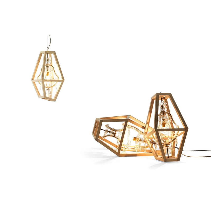 Crystal Suspension Lamp by Mogg