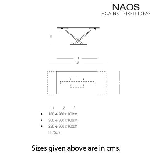 Arcadio Extending Table by Naos