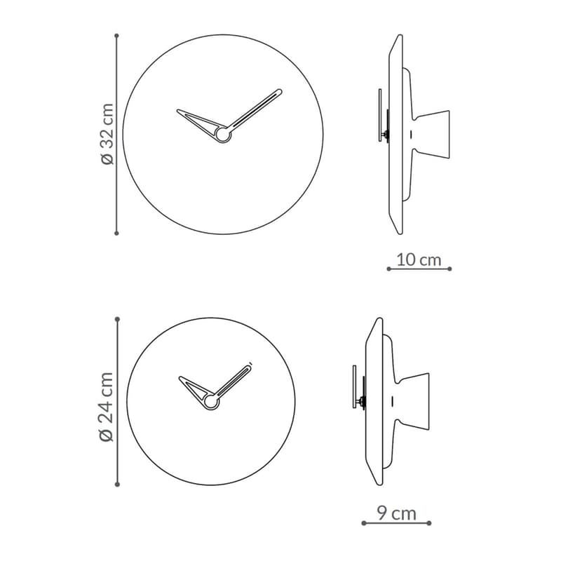 Bari Clock by Nomon Clocks