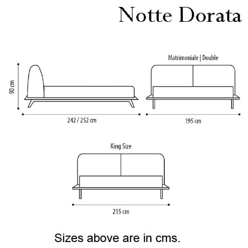 Louis Double Bed by Notte Dorata