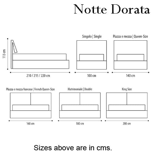 Frank Double Bed by Notte Dorata