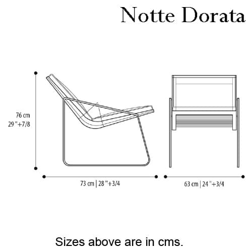 Deleuze Armchair by Notte Dorata