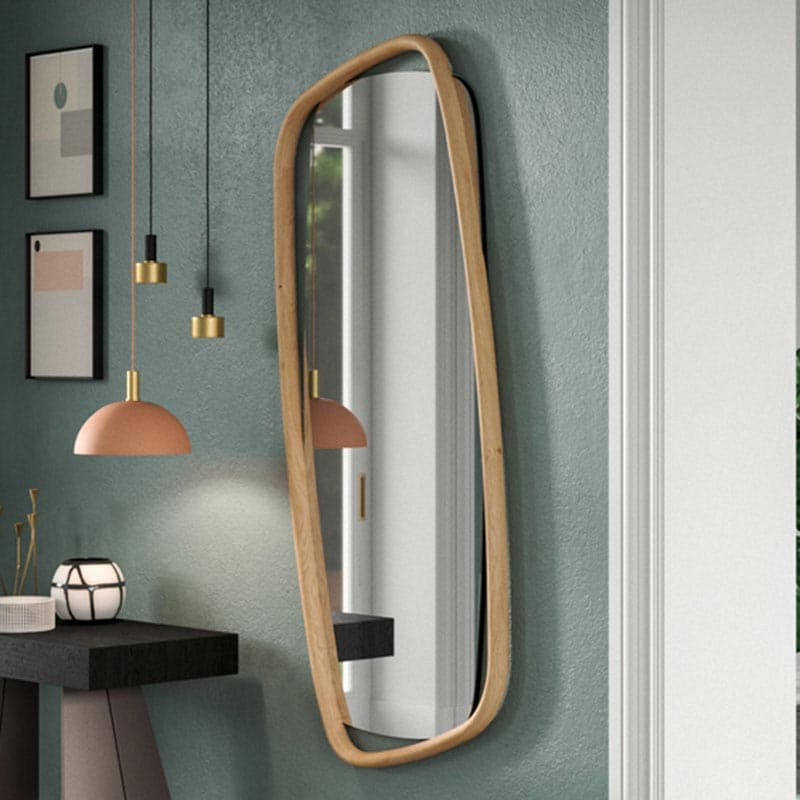 Golden Wood Mirror by Ozzio Italia