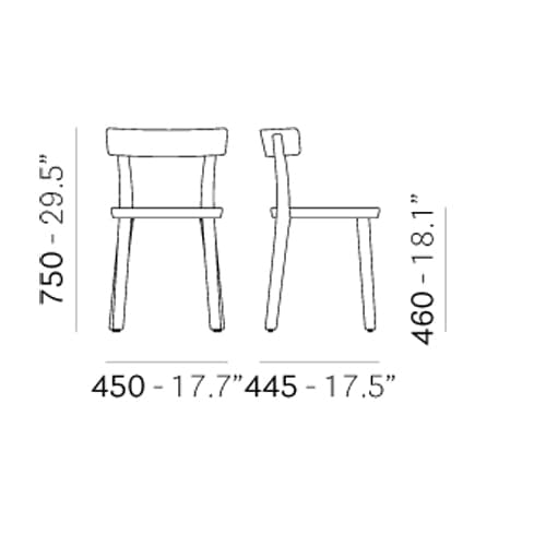 Folk 2930 Dining Chair by Pedrali