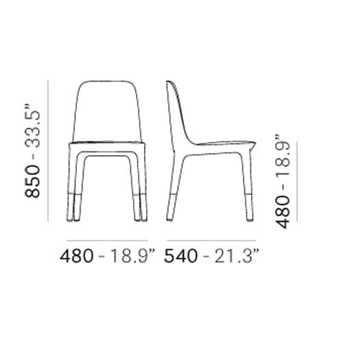 Ester 691 Dining Chair by Pedrali