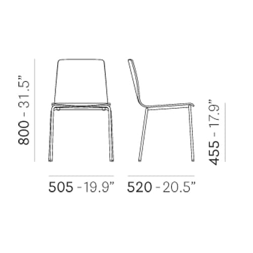 Inga Plywood 5613 Dining Chair by Pedrali