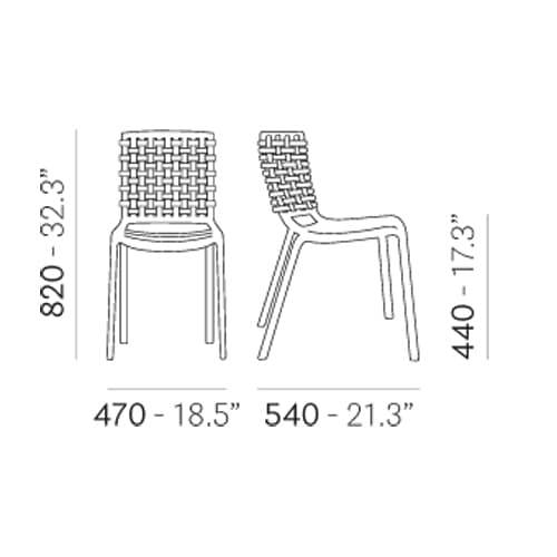 Tatami 305 Dining Chair by Pedrali
