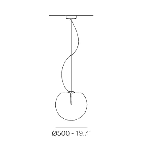 Happy Apple 330S Suspension Lamp by Pedrali