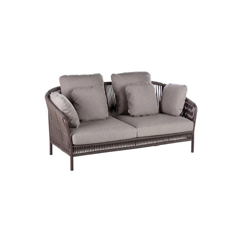 Weave 2 Seater Taupe Rope Sofa by Point 1920