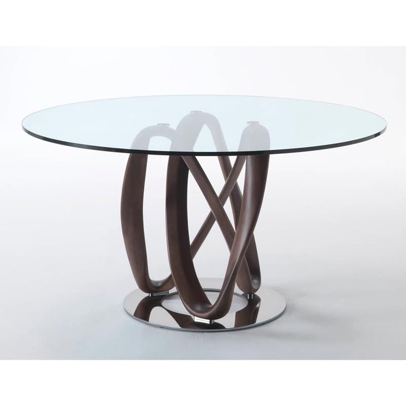 Infinity Elliptical 1 Base C Dining Table by Porada