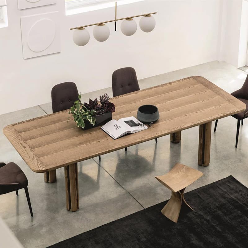 Quadrifoglio Wood Dining Table by Porada