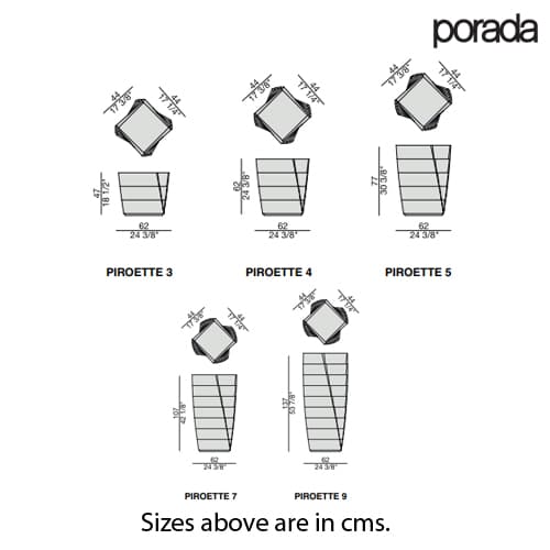 Piroette Chest Of Drawers  by Porada