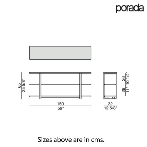 Modus 1 Console Table by Porada